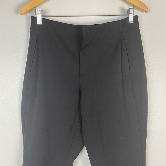 Piazza Sempione Straight Leg Cropped Black Trousers - Picture 4 of 9